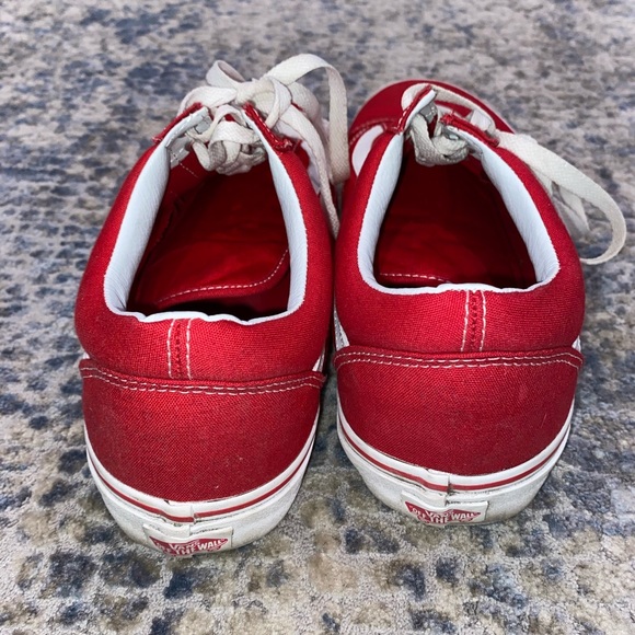 Red and white vans pretty good condition. No box. - Picture 3 of 5